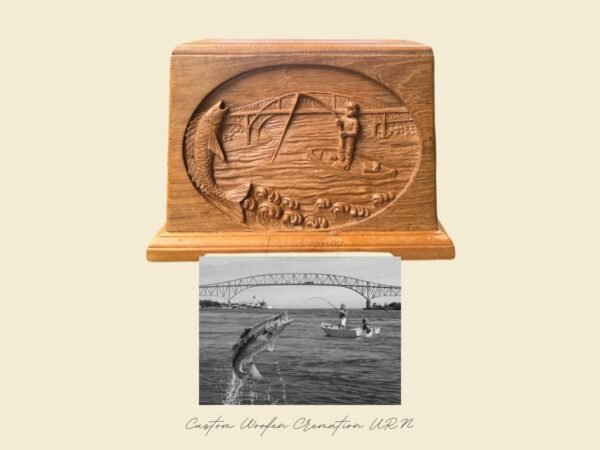 Custom Wood URN From Photo