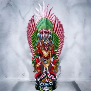 Garuda wood staue