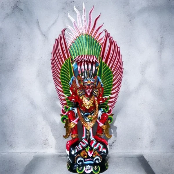Garuda wood staue