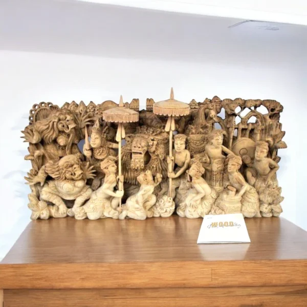 Wooden Balinese Relief
